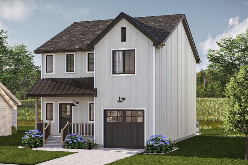 Dream House Plan - Exterior - Other Elevation for Farmhouse House Plan #455-377 - 3 bed, 2.5 bath