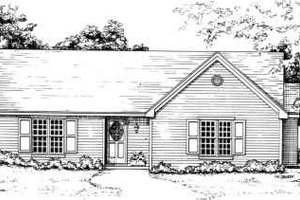Traditional Exterior - Front Elevation Plan #30-130