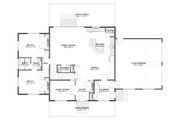 Mediterranean Style House Plan - 3 Beds 2.5 Baths 2726 Sq/Ft Plan #1060-420 Floor 
