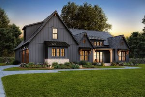 Exterior - Other Elevation 3 for Farmhouse House Plan #1074-84 - 4 bed, 3.5 bath