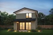 Contemporary Style House Plan - 3 Beds 3 Baths 1271 Sq/Ft Plan #48-1103 