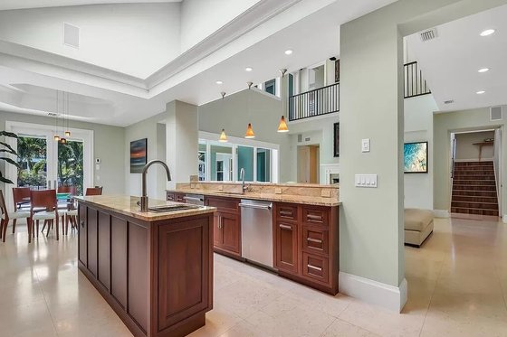 Interior - Kitchen for Beach House Plan #548-20 - 4 bed, 4.5 bath