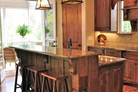 Interior - Kitchen 2 for Craftsman House Plan #437-61 - 3 bed, 2.5 bath