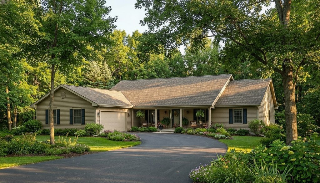 Exterior - Front Elevation 2 for Ranch House Plan #22-108 - 3 bed, 2.5 bath