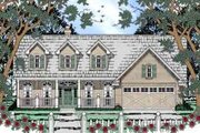 Country Style House Plan - 3 Beds 2 Baths 1747 Sq/Ft Plan #42-302 