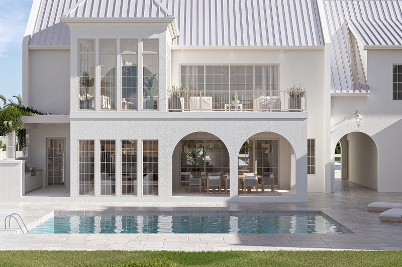 Dream House Plan - Exterior - Other Elevation 9 for Beach House Plan #455-810 - 5 bed, 7 bath