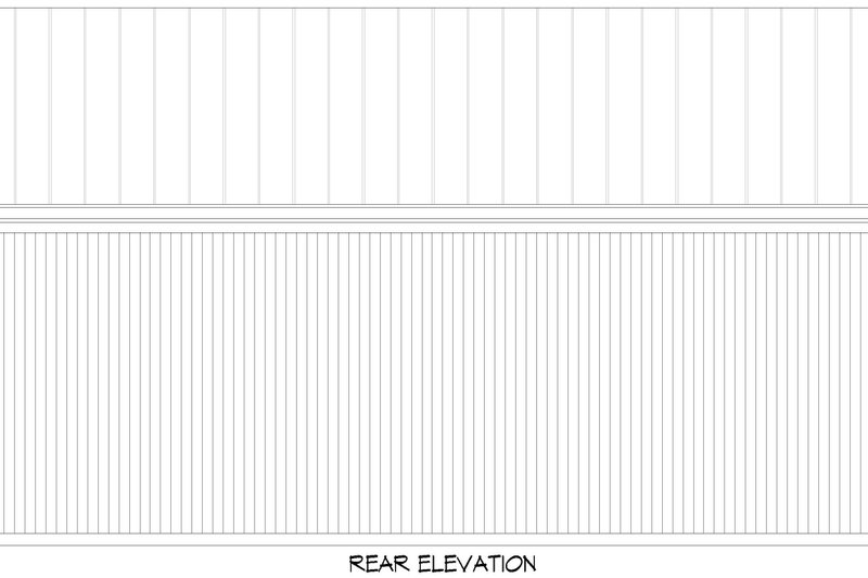Dream House Plan - Exterior - Rear Elevation for Contemporary House Plan #932-986, 0 bath