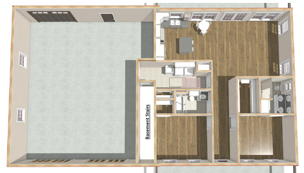 Farmhouse Floor Plan - Other Floor Plan #44-262