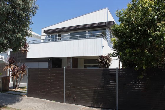 Exterior - Front Elevation 6 for Modern House Plan #496-12 - 3 bed, 2.5 bath