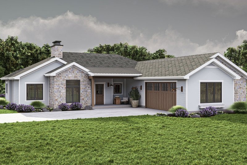 Dream House Plan - Traditional Exterior - Front Elevation Plan #455-436