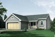 Ranch Style House Plan - 3 Beds 2 Baths 1102 Sq/Ft Plan #57-382 