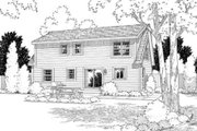 Colonial Style House Plan - 4 Beds 3 Baths 1775 Sq/Ft Plan #312-588 