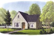 European Style House Plan - 2 Beds 1 Baths 1029 Sq/Ft Plan #410-132 