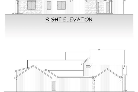 Exterior - Other Elevation for Farmhouse House Plan #1066-287 - 7 bed, 6 bath