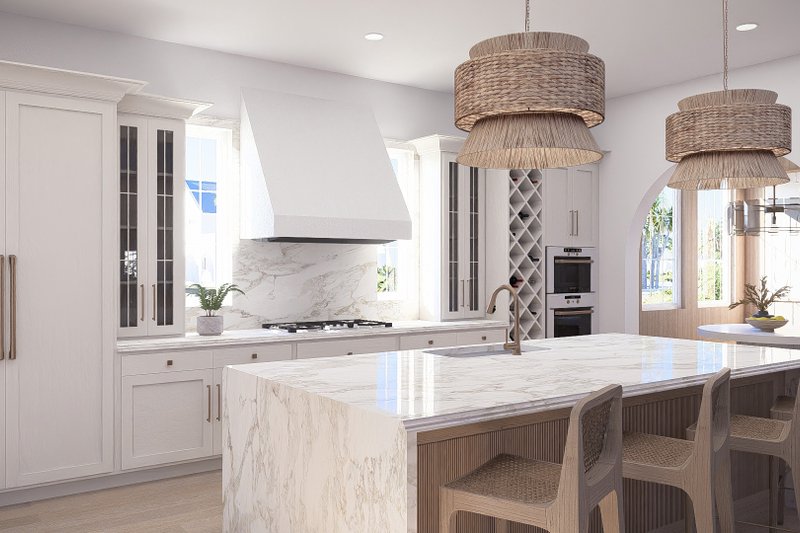 House Blueprint - Interior - Kitchen 1 for Beach House Plan #455-766 - 4 bed, 3.5 bath