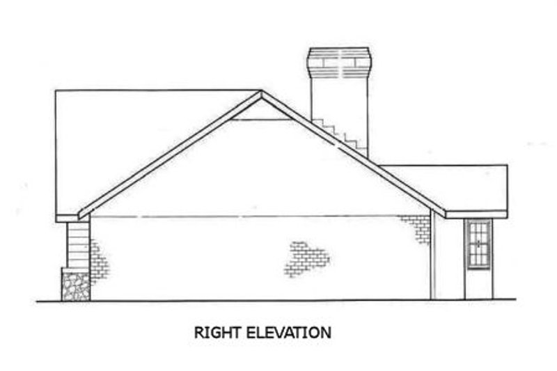 Home Plan - Exterior - Other Elevation for Ranch House Plan #45-119 - 4 bed, 2 bath