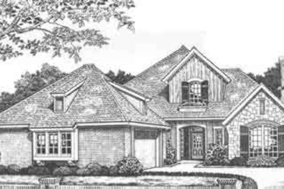 Exterior - Front Elevation for Craftsman House Plan #310-492 - 3 bed, 2.5 bath