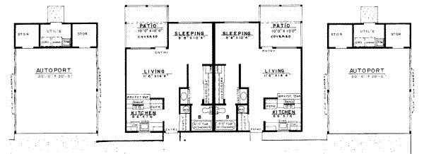Ranch Floor Plan - Main Floor Plan #303-144