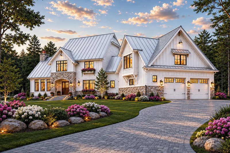 Dream House Plan - Exterior - Front Elevation 3 for Farmhouse House Plan #928-423 - 3 bed, 2.5 bath