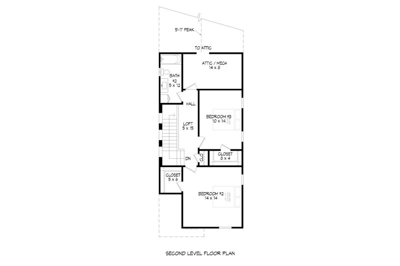 House Plan Design - Floor Plan - Upper Floor for Traditional House Plan #932-399 - 3 bed, 2.5 bath