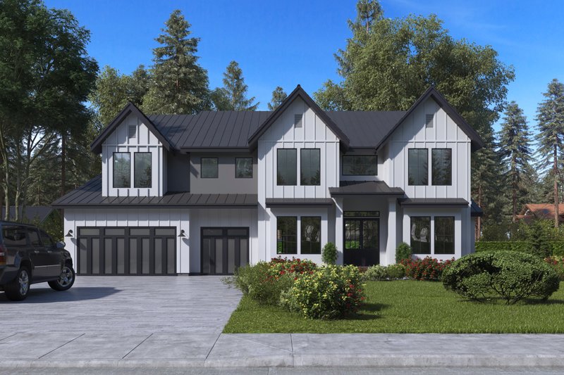 Dream House Plan - Craftsman Exterior - Front Elevation Plan #1066-48