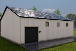 Exterior - Other Elevation for Traditional House Plan #1060-120, 1 bath