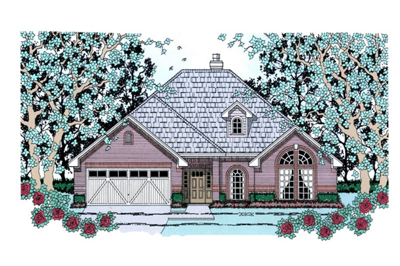 Dream House Plan - Traditional Exterior - Front Elevation Plan #42-388