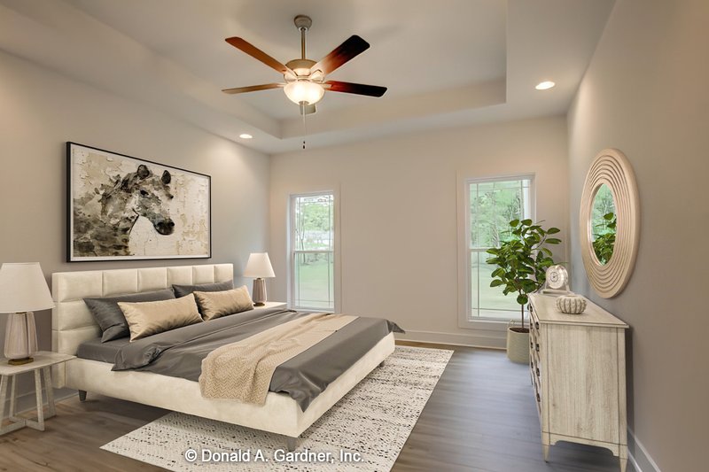 Home Plan - Interior - Master Bedroom for Country House Plan #929-52 - 3 bed, 2.5 bath