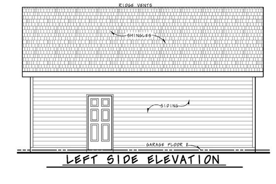 Exterior - Other Elevation for Traditional House Plan #20-2450, 0 bath