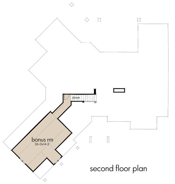 House Design - Craftsman Floor Plan - Upper Floor Plan #120-184