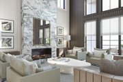 Modern Style House Plan - 4 Beds 4.5 Baths 4271 Sq/Ft Plan #455-528 