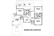 European Style House Plan - 4 Beds 4 Baths 4153 Sq/Ft Plan #81-1283 