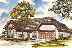 Traditional Exterior - Front Elevation Plan #30-161