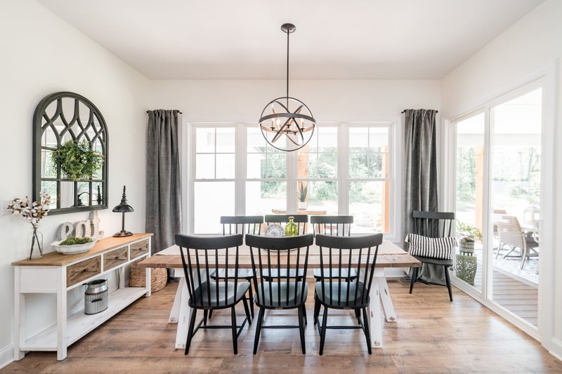 Architectural House Design - Interior - Dining Room for Farmhouse House Plan #1116-1 - 4 bed, 4 bath