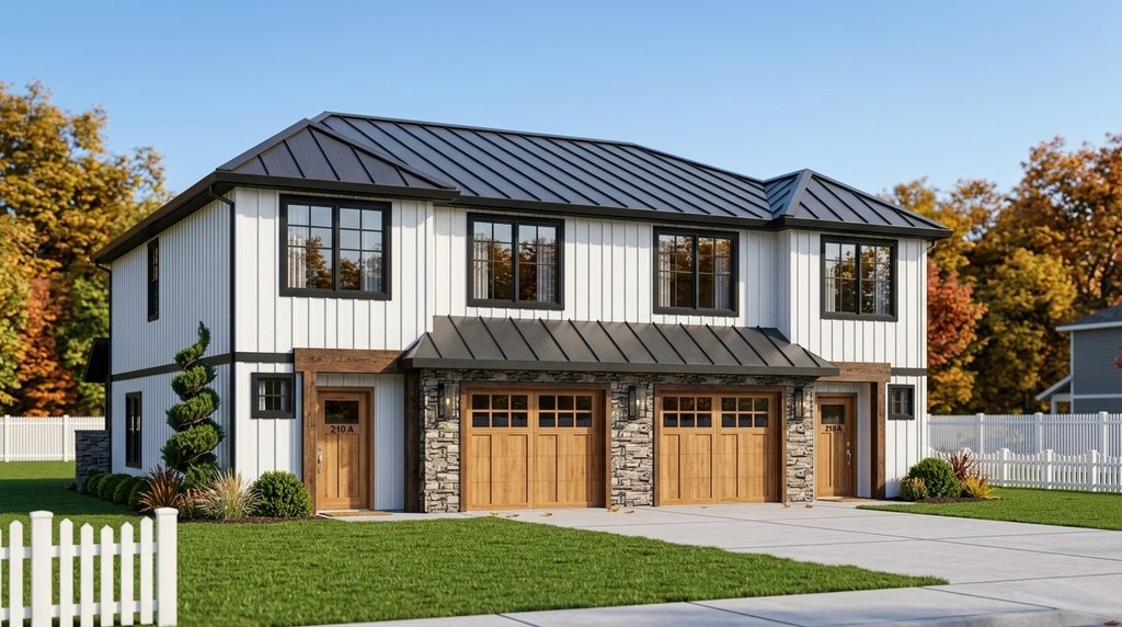 Exterior - Front Elevation 2 for Contemporary House Plan #1064-359 - 3 bed, 2.5 bath