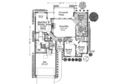 European Style House Plan - 3 Beds 2 Baths 1773 Sq/Ft Plan #310-420 