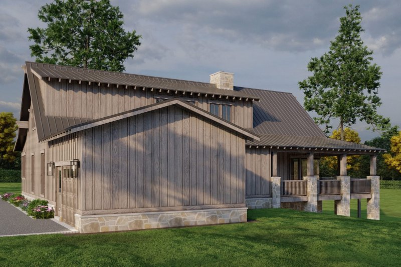 Dream House Plan - Exterior - Other Elevation 1 for Country House Plan #923-385 - 2 bed, 2 bath
