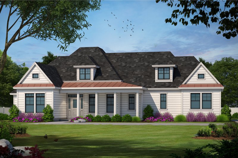 Architectural House Design - Traditional Exterior - Front Elevation Plan #20-684