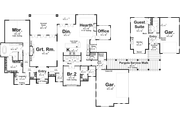 Modern Style House Plan - 3 Beds 3.5 Baths 2997 Sq/Ft Plan #455-331 