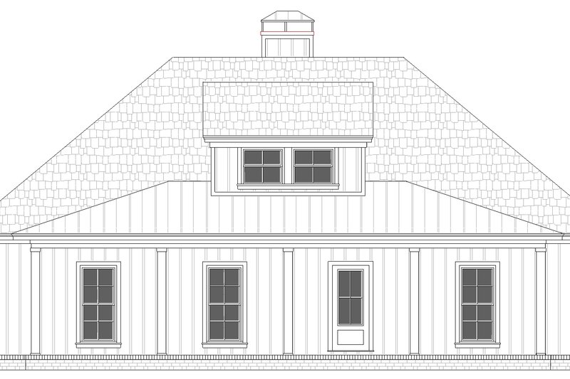 House Design - Exterior - Front Elevation 3 for Farmhouse House Plan #45-634 - 3 bed, 2.5 bath