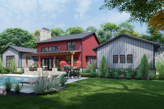 Exterior - Other Elevation 8 for Barndominium House Plan #120-275 - 3 bed, 2.5 bath