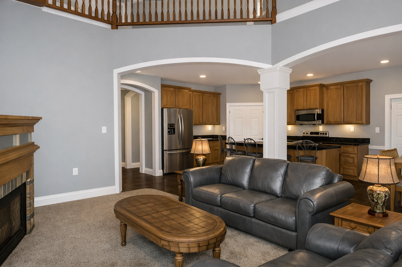 House Blueprint - Interior - Family Room 3 for Traditional House Plan #1060-472 - 3 bed, 2.5 bath