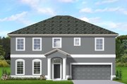 Traditional Style House Plan - 3 Beds 3.5 Baths 2552 Sq/Ft Plan #1058-200 