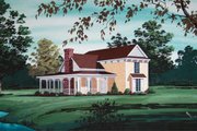 Country Style House Plan - 3 Beds 2.5 Baths 2167 Sq/Ft Plan #45-344 