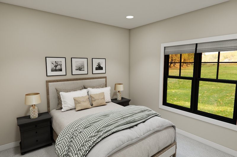 House Design - Interior - Bedroom 2 for Craftsman House Plan #51-1394 - 3 bed, 2.5 bath