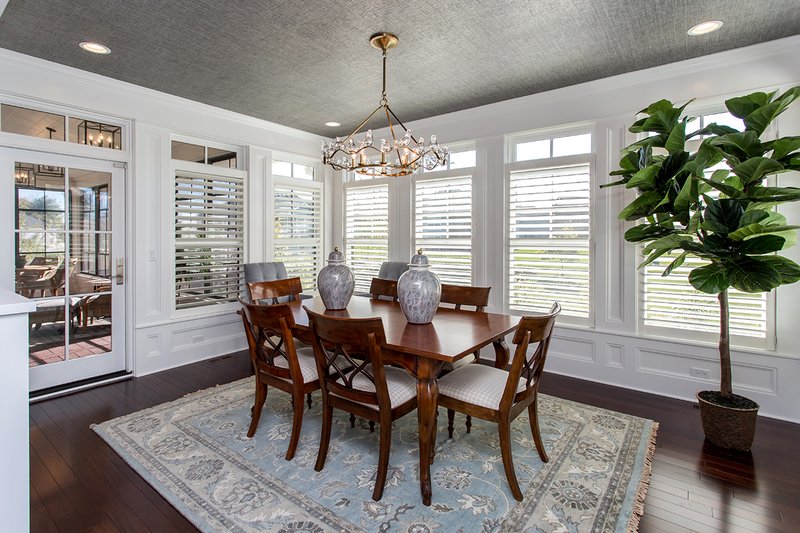 Architectural House Design - Interior - Dining Room for Ranch House Plan #70-1467 - 3 bed, 2 bath