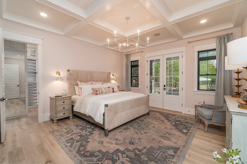 Architectural House Design - Interior - Master Bedroom for Farmhouse House Plan #51-1160 - 4 bed, 4 bath