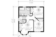 Farmhouse Style House Plan - 3 Beds 1.5 Baths 1172 Sq/Ft Plan #25-4046 