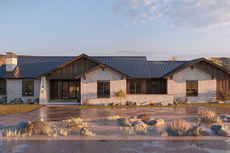 Architectural House Design - Exterior - Front Elevation 3 for Craftsman House Plan #455-791 - 3 bed, 2.5 bath