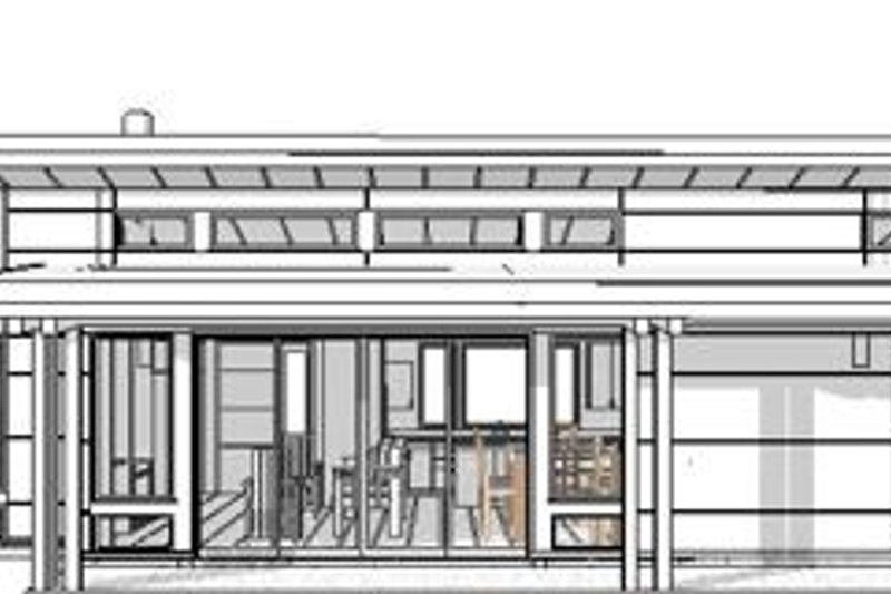 House Design - Exterior - Other Elevation 2 for Modern House Plan #895-159 - 2 bed, 2 bath